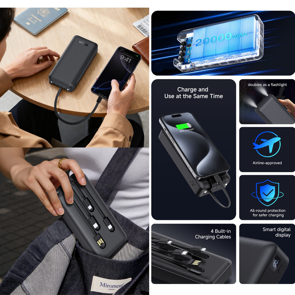 Power Bank 20.000 mah 1 Hora GAR159