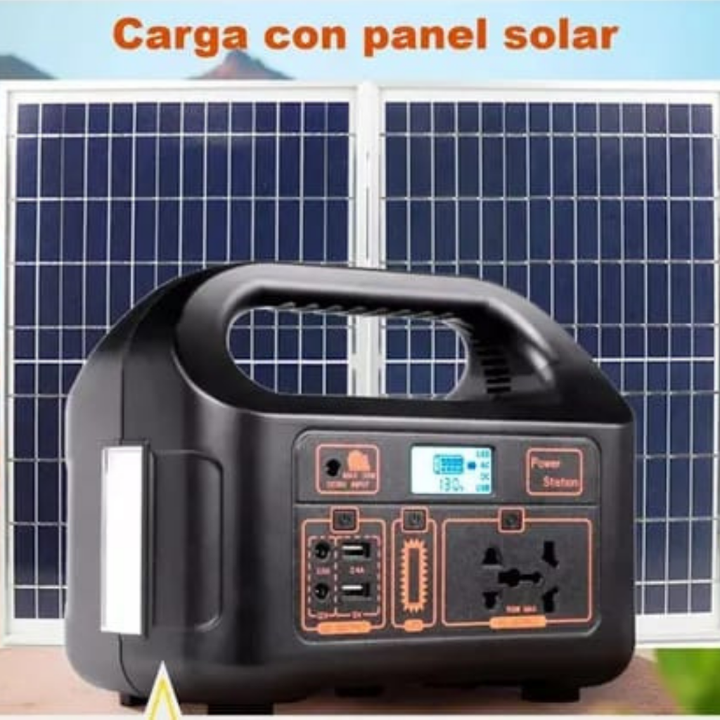 ESTACION DE ENERGIA SOLAR PORTATIL 150w