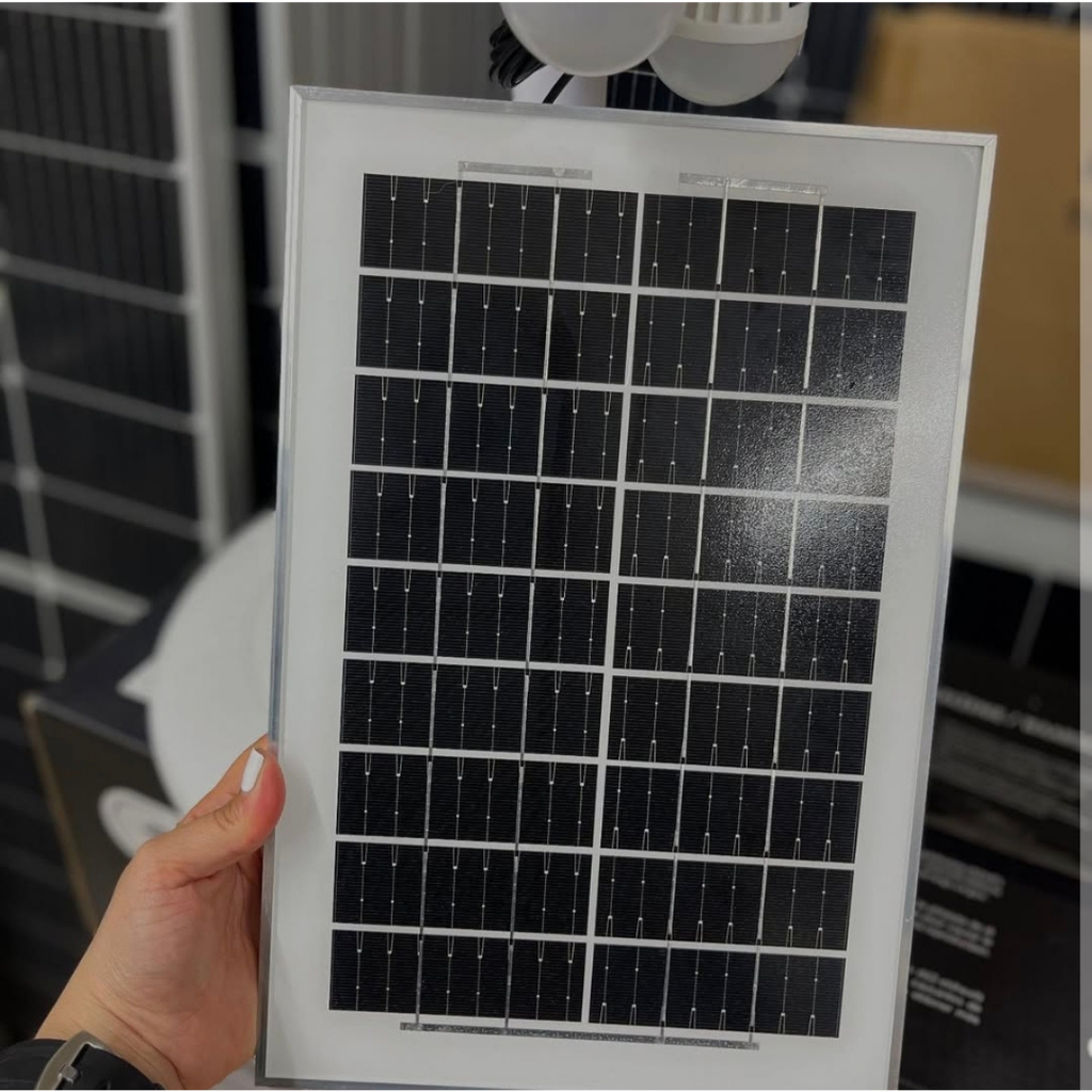 Ventilador Solar Recargable GD-956 16” + Panel Solar