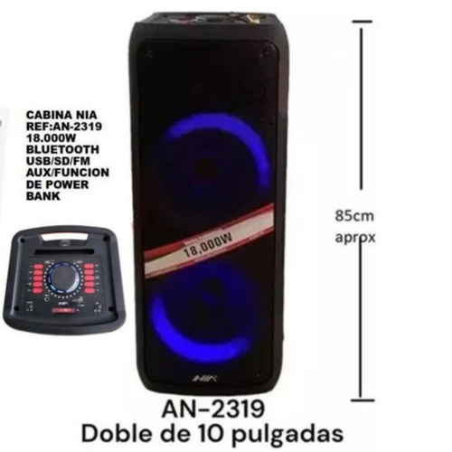 Cabina de Sonido Grande 18.000w