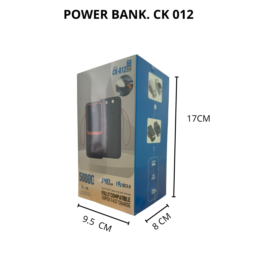 Power Bank CK-012 50.000 mAh Máxima Pote