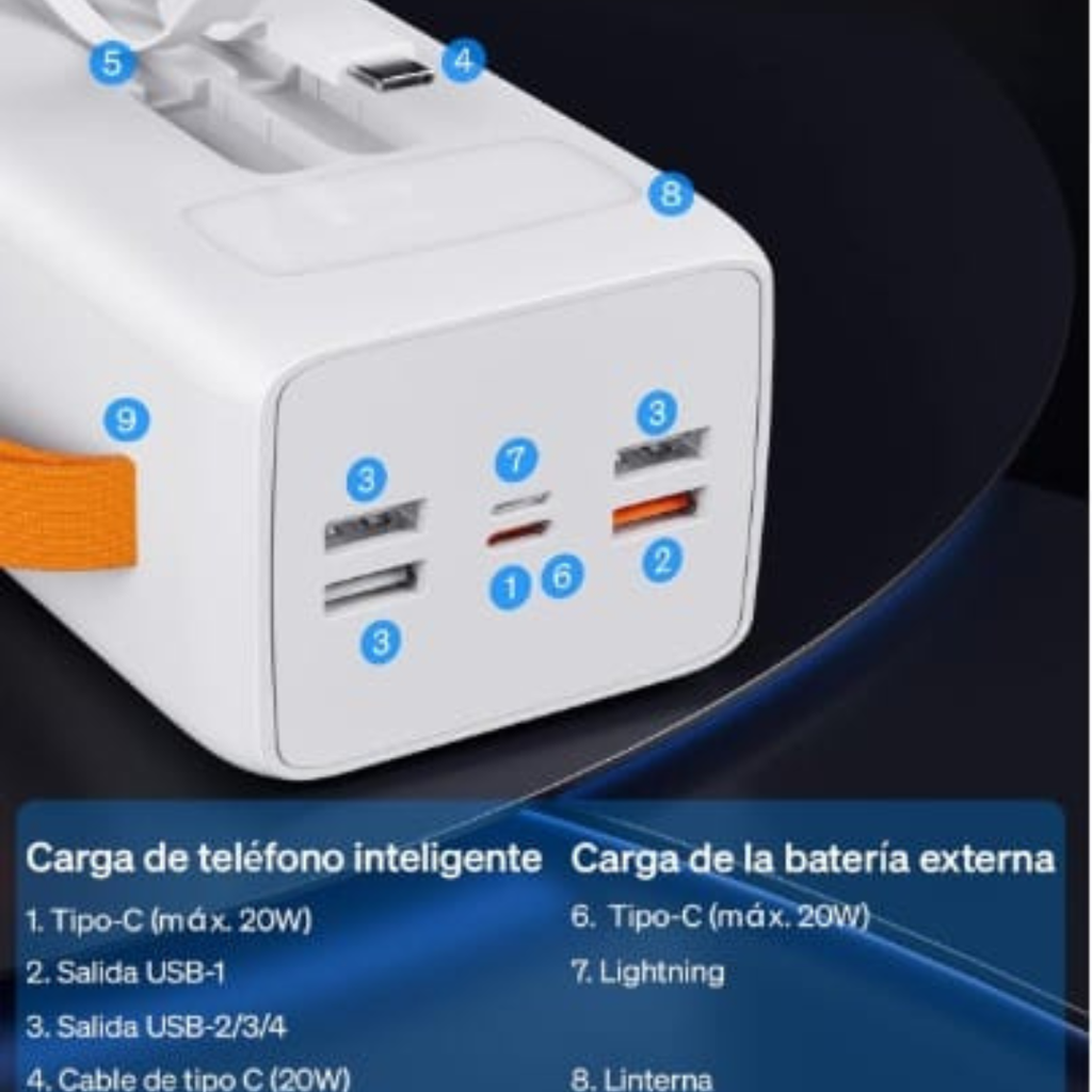Power Bank CK-012 50.000 mAh Máxima Pote