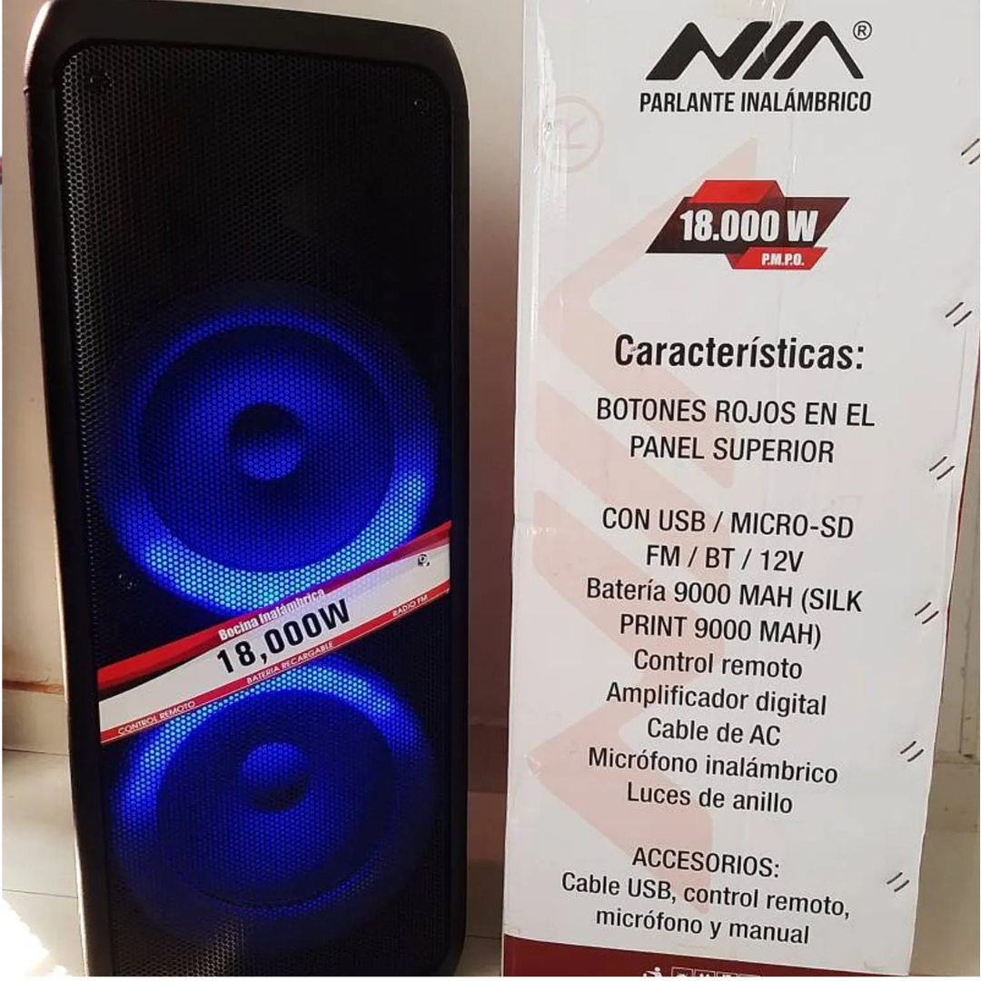 Cabina de Sonido Grande 18.000w