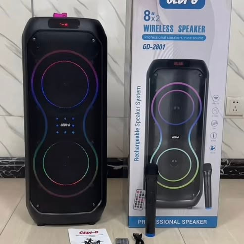 Cabina De Sonido Gedi-g 8*2 Gd-2801a 10.000W