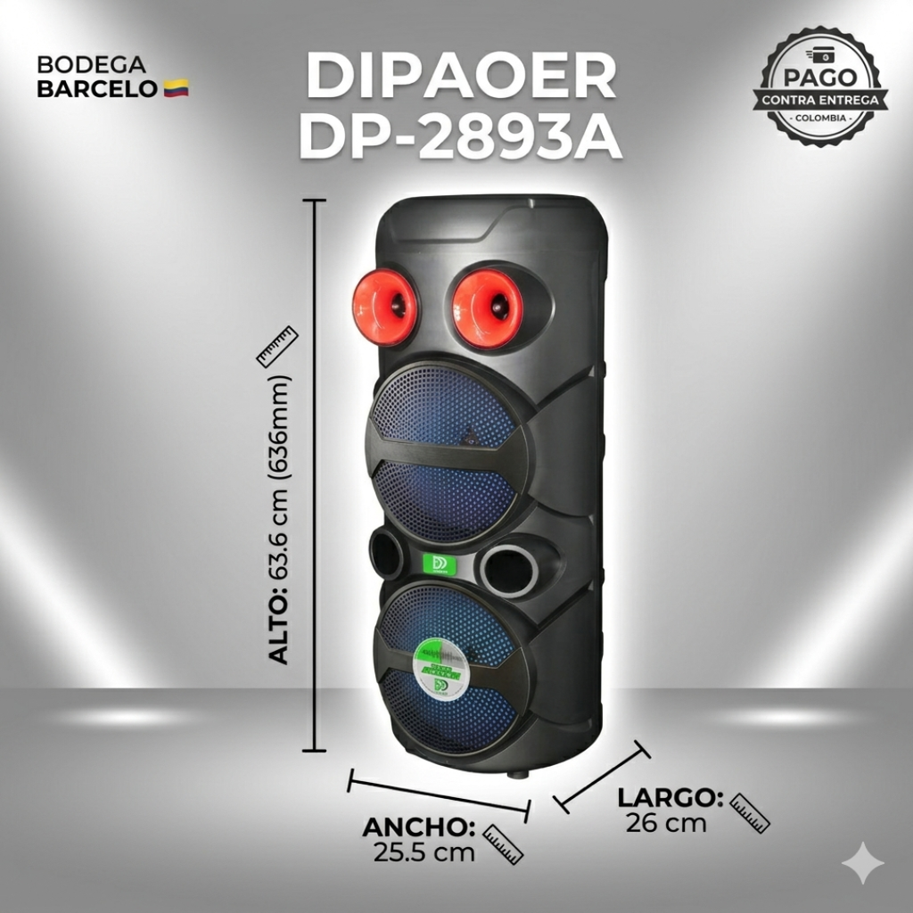 CABINA 8*2 PULGADAS 2893DP