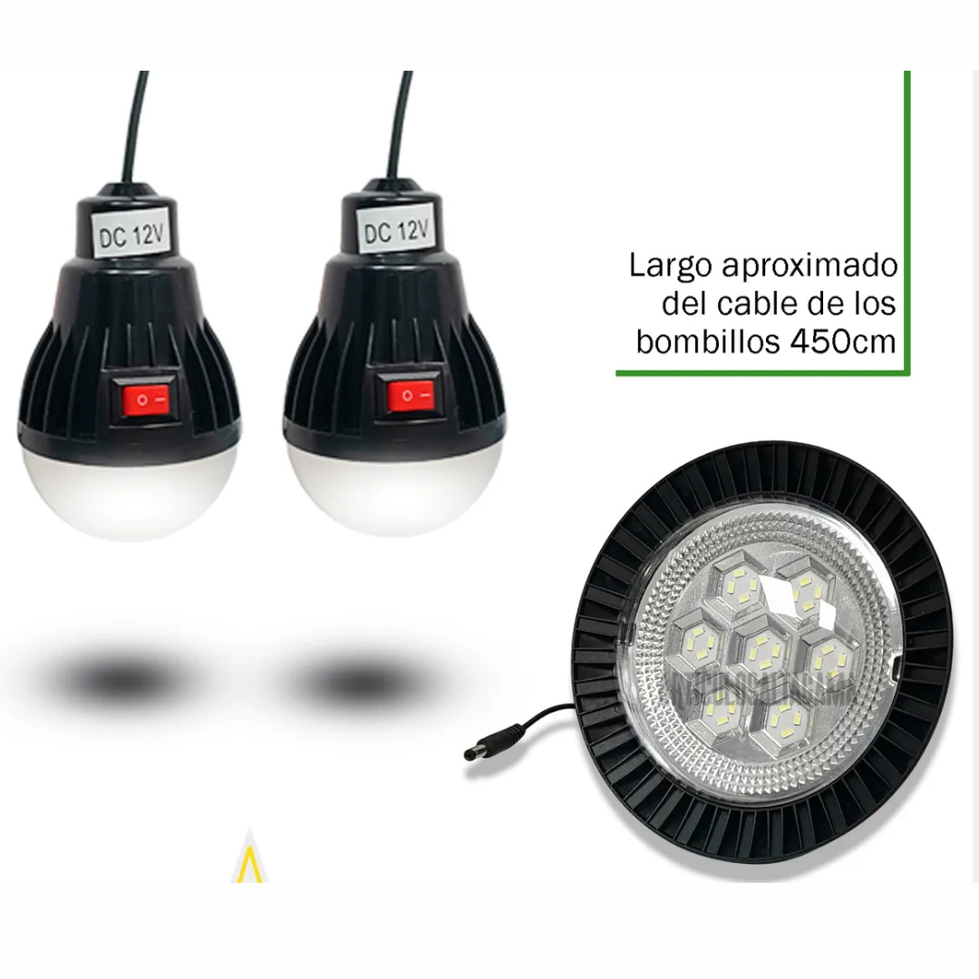 Batería solar 60.000mah poder 12v GD3601