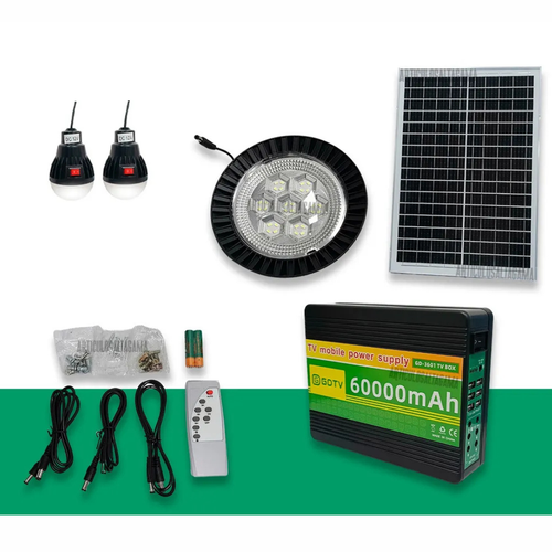 Batería solar 60.000mah poder 12v GD3601